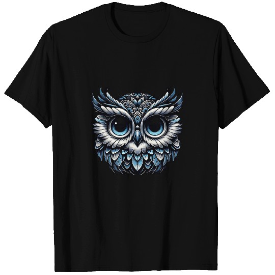 Owl Pet Mystical Wisdom Owl Enchanting Feathered Sage Graphic T-Shirts