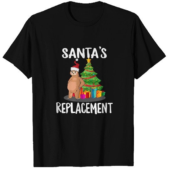 Sloth Pet Santa s Replacement Sloth Christmas design Kids Holiday T-Shirts