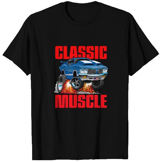 Funny Classic Car Muscle Car Hot Rod Automotive Cartoon T-Shirts