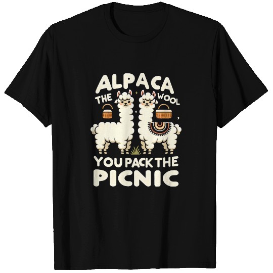 Alpaca The Wool You Pack The Picnic Funny Graphic Tees T-Shirts