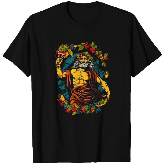 Wines Fun Dionysus Greek God of Wines and Pleasure T-Shirts