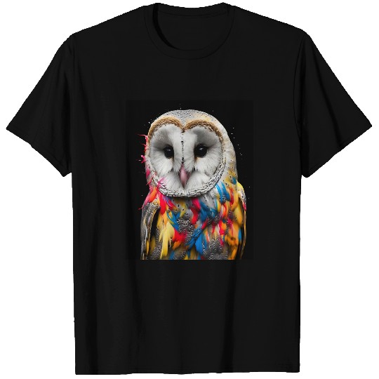 Owl Pet Mystic Contrast Barn Owl Nature s Elegance 4 T-Shirts