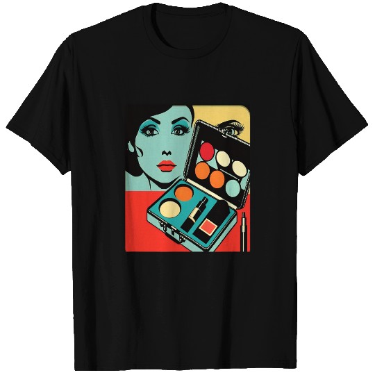 Cool Makeup Artist Pop Art Makeup Kit Mom 22 T-Shirts