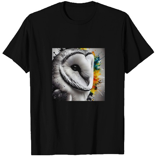 Owl Pet Mystic Contrast Barn Owl Nature s Elegance Wildlife 5 T-Shirts