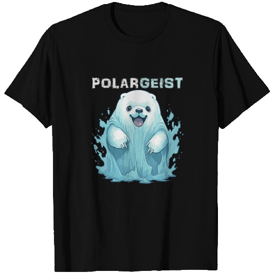 Bear Pet Funny Polar Bear Halloween Poltergeist ghosts Pun Item T-Shirts