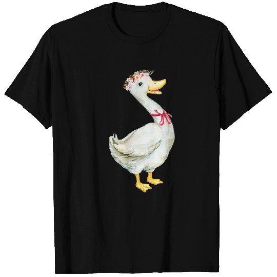 Duck Pet Farm Girl Duck Lover Country Farm Life Small Town Girl T-Shirts