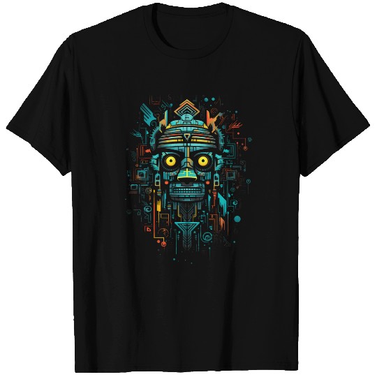 Aztec God Magic Pagan Gothic Inca Maya Halloween 3 T-Shirts
