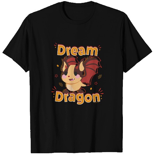 Dragon Pet Adopt Me Dream Dragon Cute Bat Dragon Portrait T-Shirts