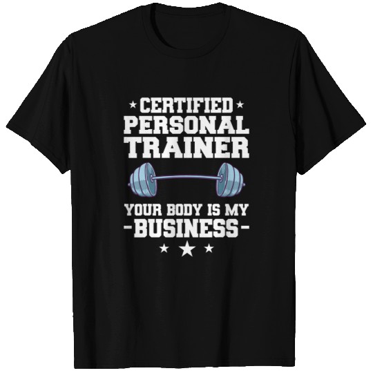 Certified Personal Trainer Fitness Coach T-Shirts