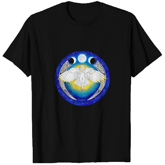 Owl Pet Moon Viking Valhalla North Myths Celtic Symbols 4 T-Shirts