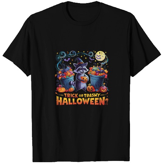 Raccoon Pet Funny Trick Or Trashy Raccoon Halloween Costume T-Shirts