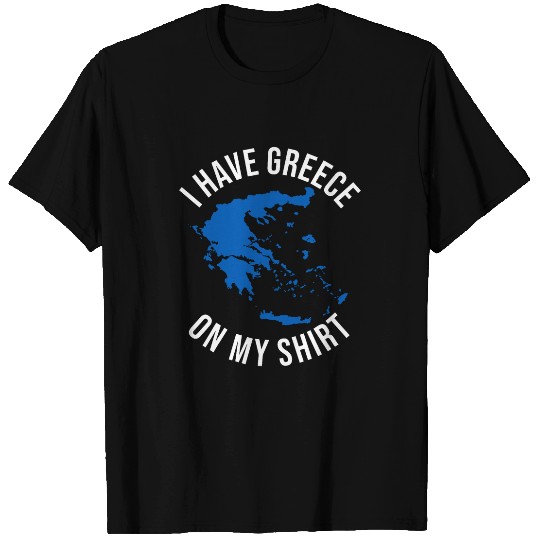 Funny Greece Map Hellenes Citizenship Race Greek Hellenic T-Shirts