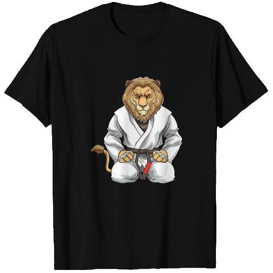 Lion Pet Jiu Jitsu Lion Brazilian Jiu Jitsu and Grappling 1 T-Shirts