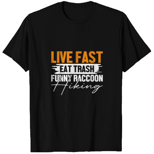 Raccoon Pet Funny Trendy Retro Raccoon Live Fast Eat Trash Panda 5 T-Shirts