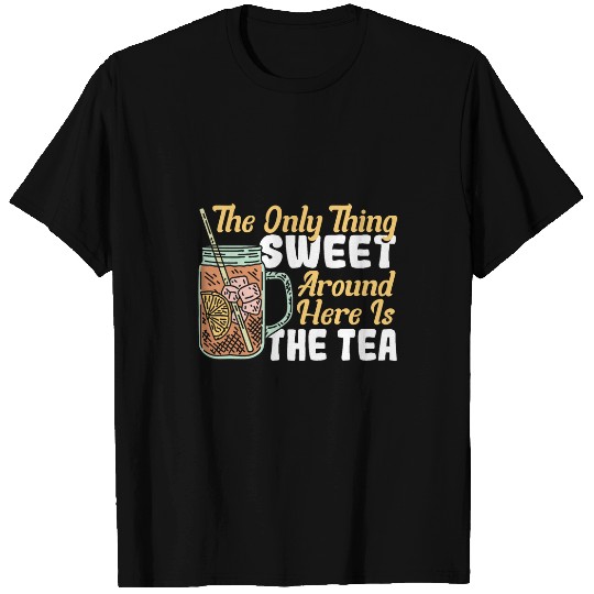 Funny Sweet Tea Lover Sweet Tea Drinker Sweet Tea Powered T-Shirts