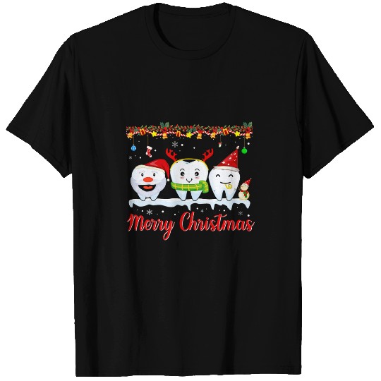 dentists Job Squad Tooth Christmas Dental Assistant dentists T-Shirts