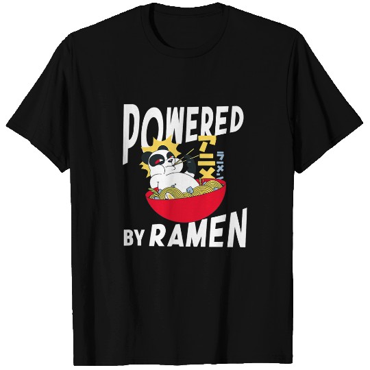 Panda Pet Powered Ramen Anime Noodles Kawaii Japanese Japan Panda T-Shirts