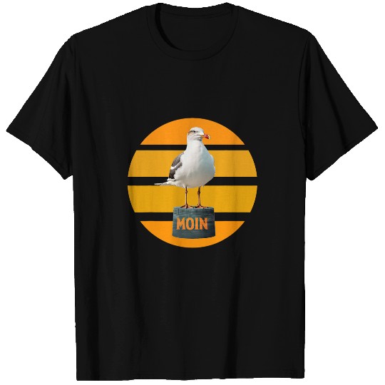 Baltic Sea North Sea Seagull Sea Sailing Water Beach Holiday 1 T-Shirts