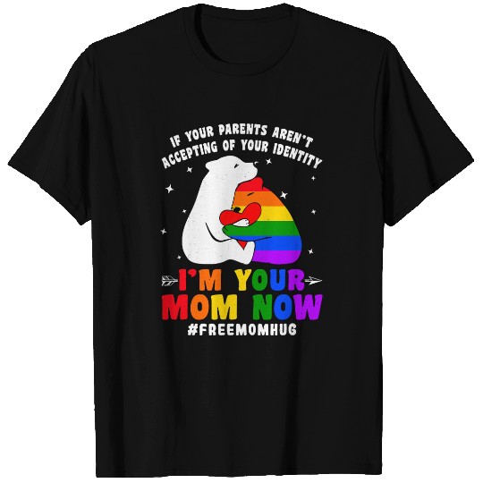 Bear Pet Bear Mom frees Mom Hugs LGBT Gay Transgender Pride Accepting T-Shirts