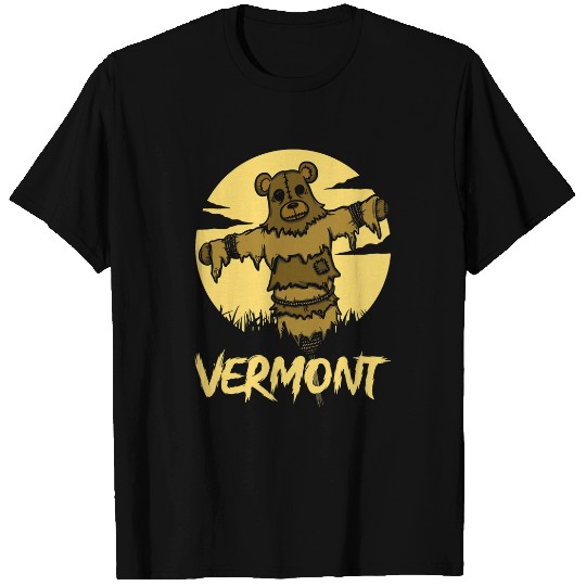 Bear Pet Vermont Bear Gift Spooky Scare Bear Vermont T-Shirts