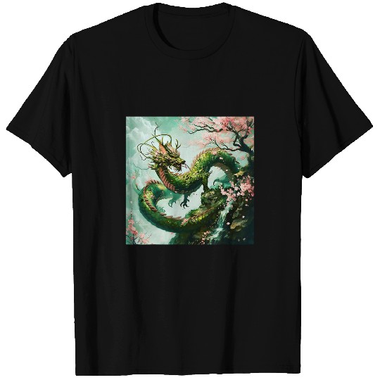 Dragon Pet Aesthetic Year Of Dragon Mythical Cherry Kawaii Blossom T-Shirts