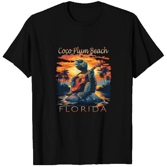 Turtle Pet Coco Plum Beach Florida Vacation Turtle T-Shirts