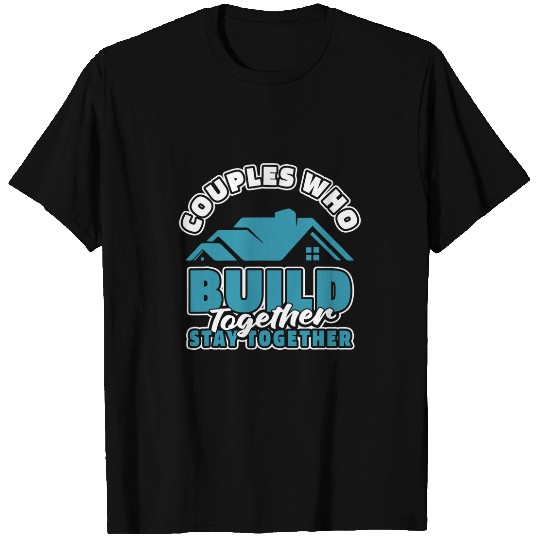 Architect Couple Civil Buildings Architecture Draftsman T-Shirts
