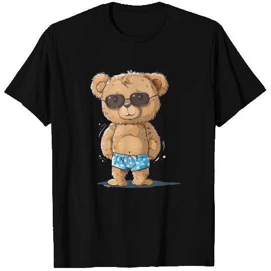 Bear Pet Sunglasses Teddy Bear Costume for swimming trunks and Summer T-Shirts