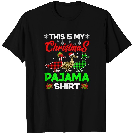 Duck Pet Funny Christmas Tree Duck Lover Animals xmass Pajama 13 T-Shirts