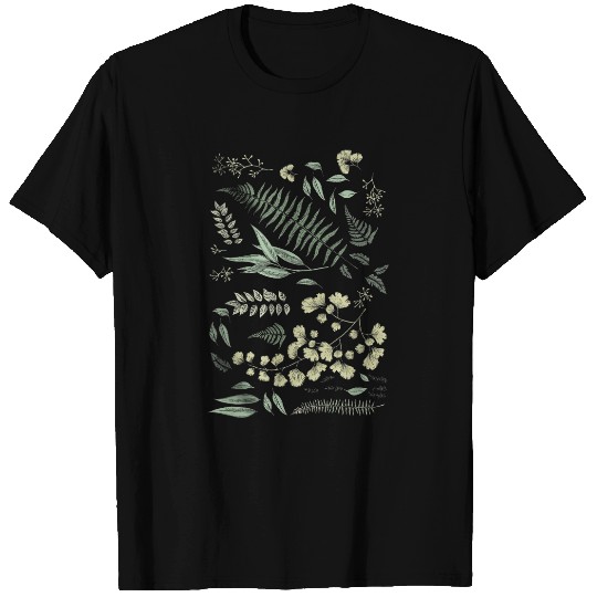 Botanical vintages Boho Cottagecore Wildflowers Garden Floral T-Shirts