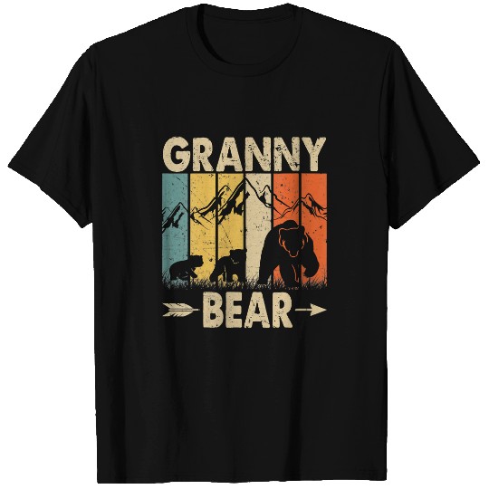 Bear Pet Distressed Granny Bear Mothers Day Gift tee T-Shirts