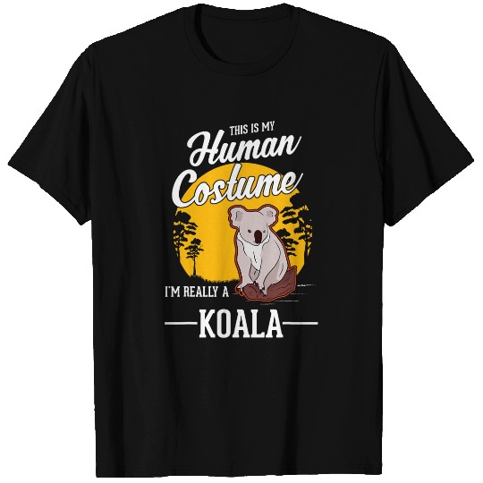 Koala Pet Human Costume Halloween Koala T-Shirts