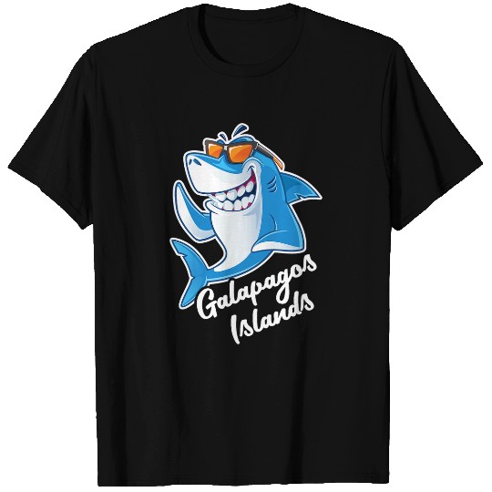 Galapagos Islands Ecuador Swimming Sharks Vacation Souvenir T-Shirts