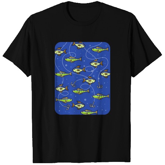 Bait And Lures Fish Lover Trout Fishing Bass Fisherman T-Shirts