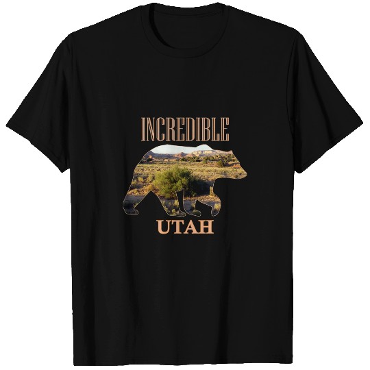 Bear Pet Bear Silhouette Incredible Utah Escalante Wilderness 1 T-Shirts