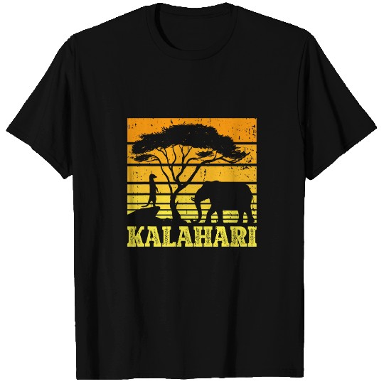 Elephant Pet Kalahari Desert Africa Elephant Wildlife Safari Vacation T-Shirts