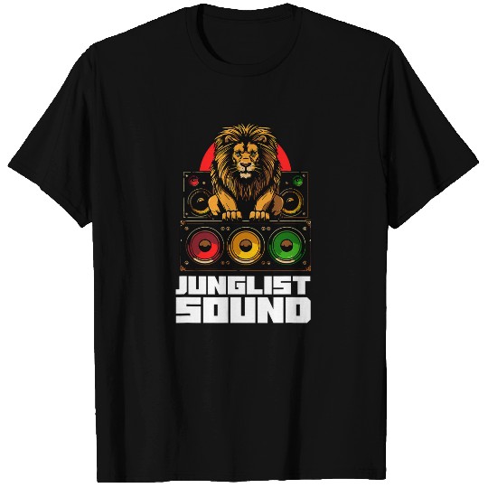Lion Pet Junglist Drum And Bass Lion DnB T-Shirts