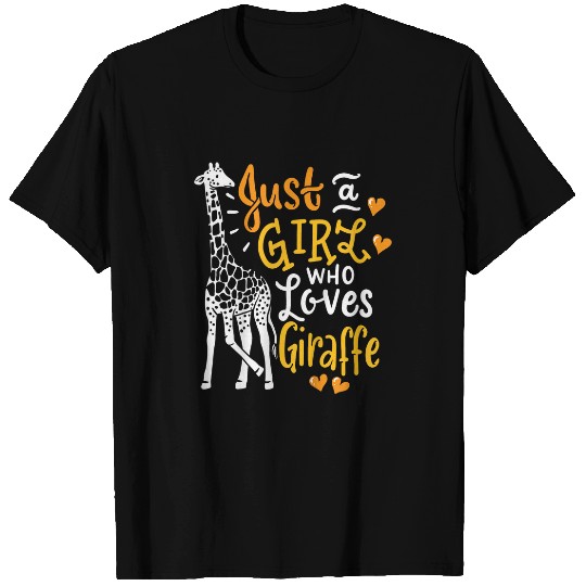 Giraffe Pet Just A Girl Who Loves Giraffes Funny T-Shirts