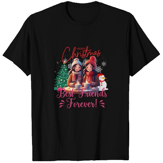 Coffee Fun My bests lovely Friend Gave Me two girl women drink coffee T-Shirts