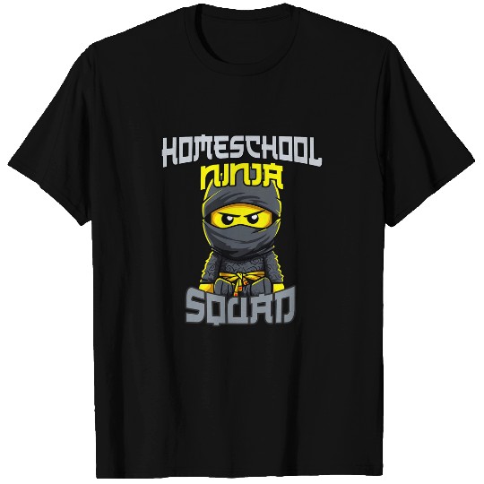 Funny HOMESCHOOL NINJA SQUAD Multitasking Mom Homeschooler T-Shirts
