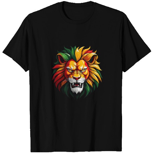 Lion Pet Juneteenth Black History African American Flag T-Shirts