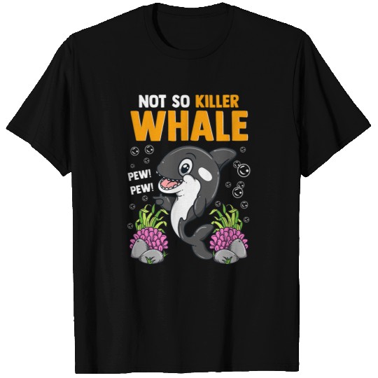 Panda Pet Funny Not So Killer Whale Sea Panda Orca Marine Life Lover T-Shirts