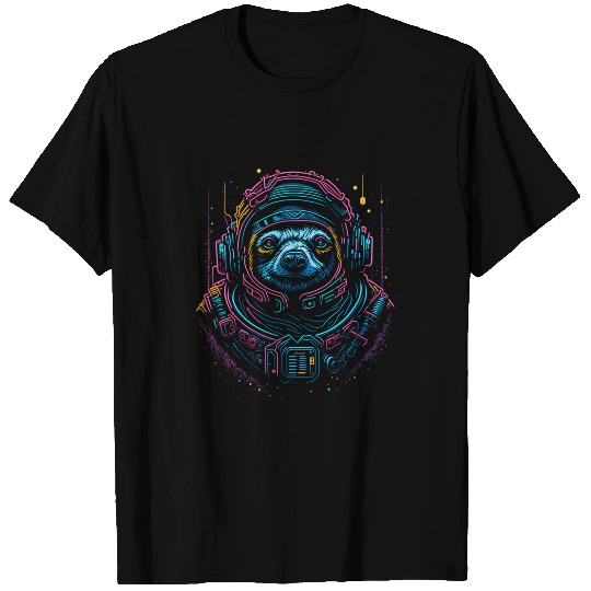 Sloth Pet Cosmic Slothtronaut Galaxy Explorer Space Sloth Graphic T-Shirts