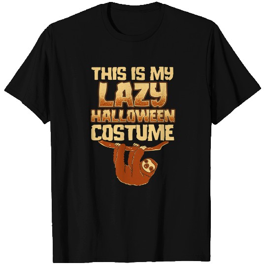 Sloth Pet Costume Funny Halloween Party Animal Witchy T-Shirts