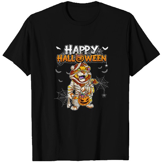 Lion Pet Happy Halloween Lion Mummy T-Shirts