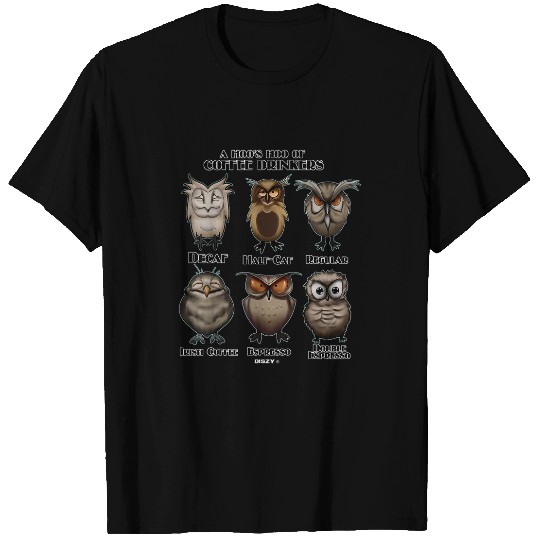 Coffee Fun Mud Owls T-Shirts