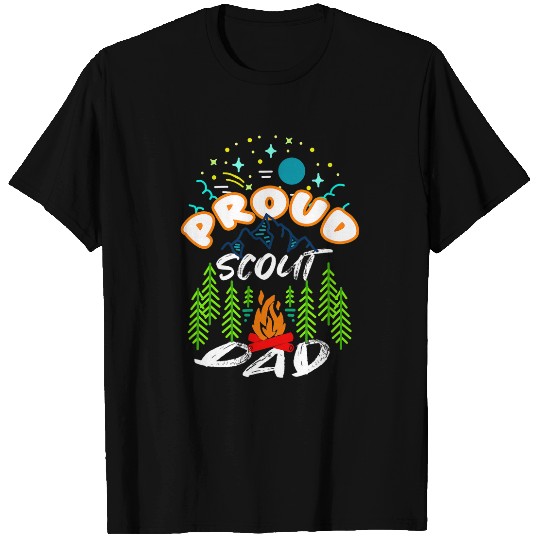 Scout Job Hiking SCOUTING Proud Scout DAD T-Shirts