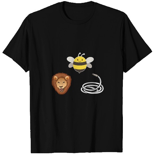 Lion Pet Hose Bee Lion Funny Bee Lover T-Shirts
