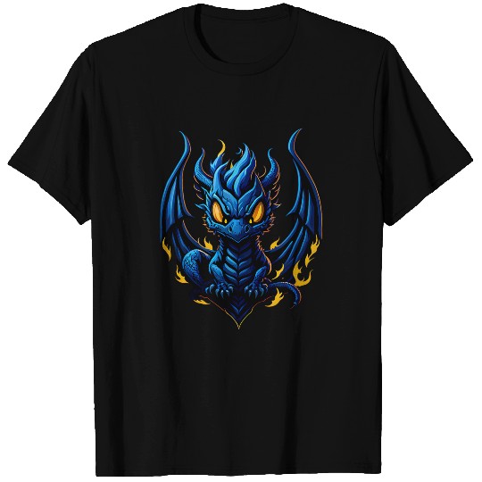 Dragon Pet Blue Dragon Mythical Dragon Lover T-Shirts