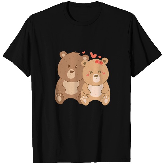 Bear Pet BEAR Wedding Anniversary Engagement Party Him Her Couples T-Shirts